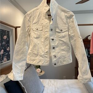 Stylish White Denim Jacket